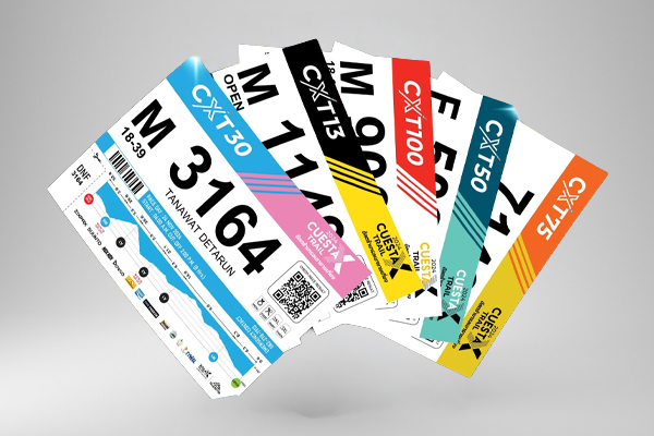 บิบงานกีฬา RUNNING BIB
